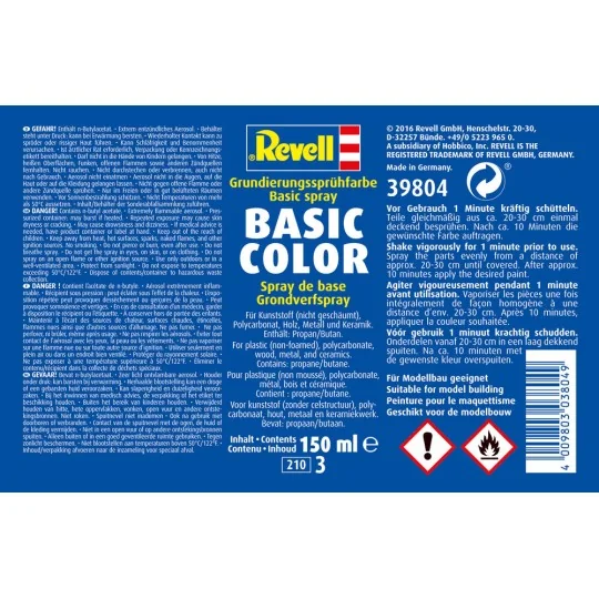 Basic Color Grundierungs 150ml - Revell 39804