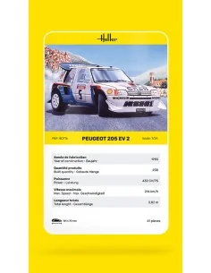 Peugeot 205 EV 2, 1/24 - Heller 80716 2