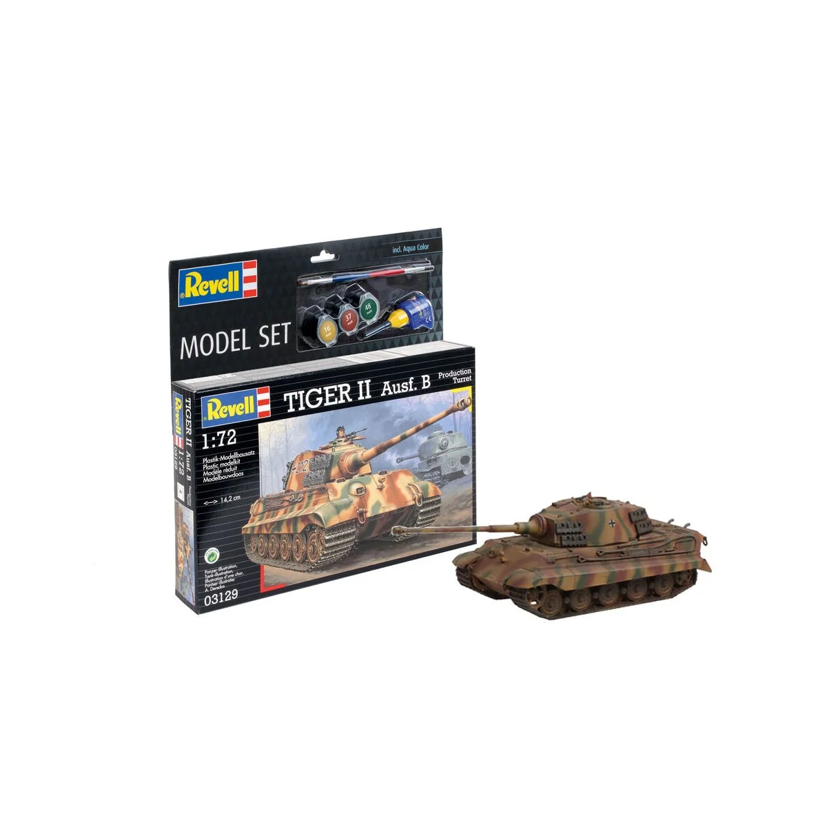 Model Set Tiger II Ausf. B, 1/72 - Revell 63129
