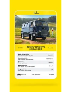 Renault Estafette Gendarmerie, 1/24 - Heller 80742 2