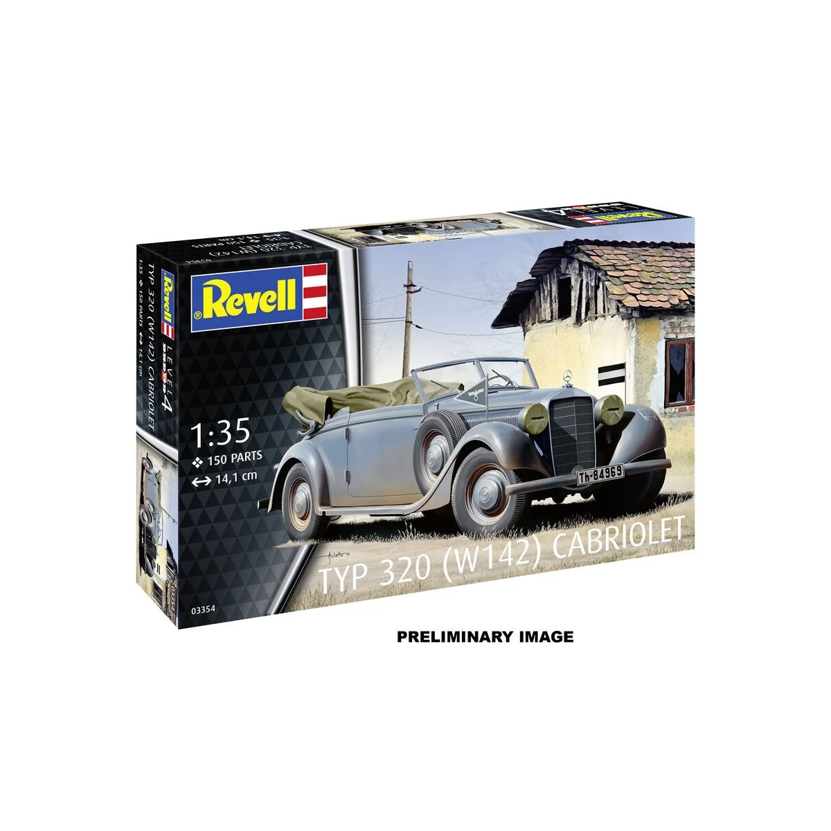 Model Set Typ 320 (W142) Cabriolet - Revell 63354