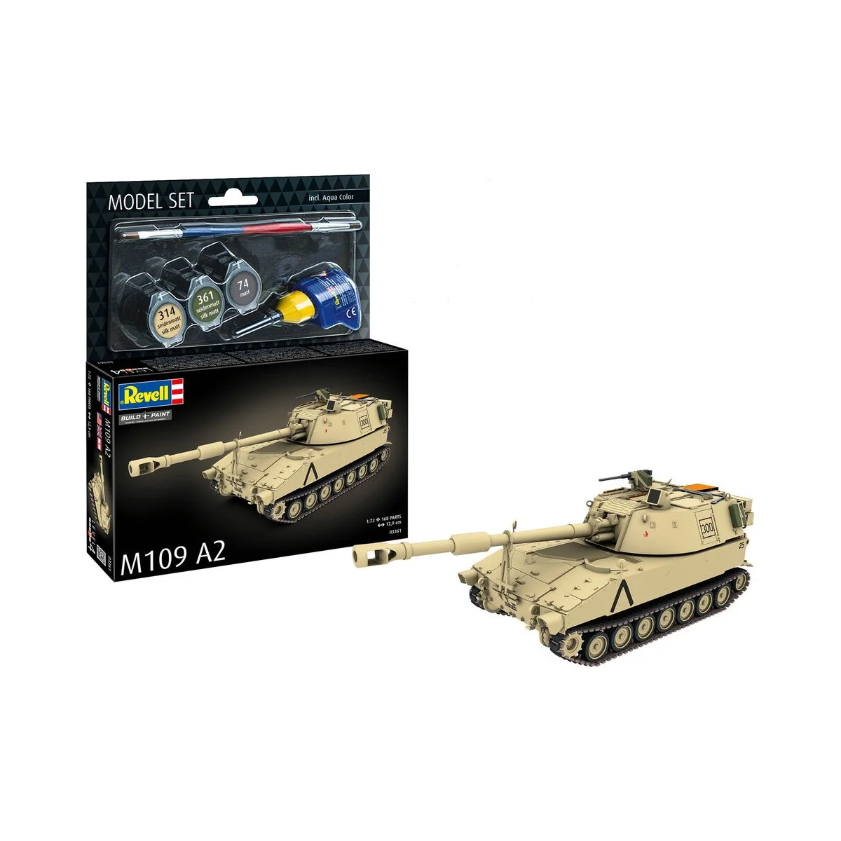 Model Set M109 A2, 1/72 - Revell 63361 Model Set M109 A2, 1/72 - Revell 63361