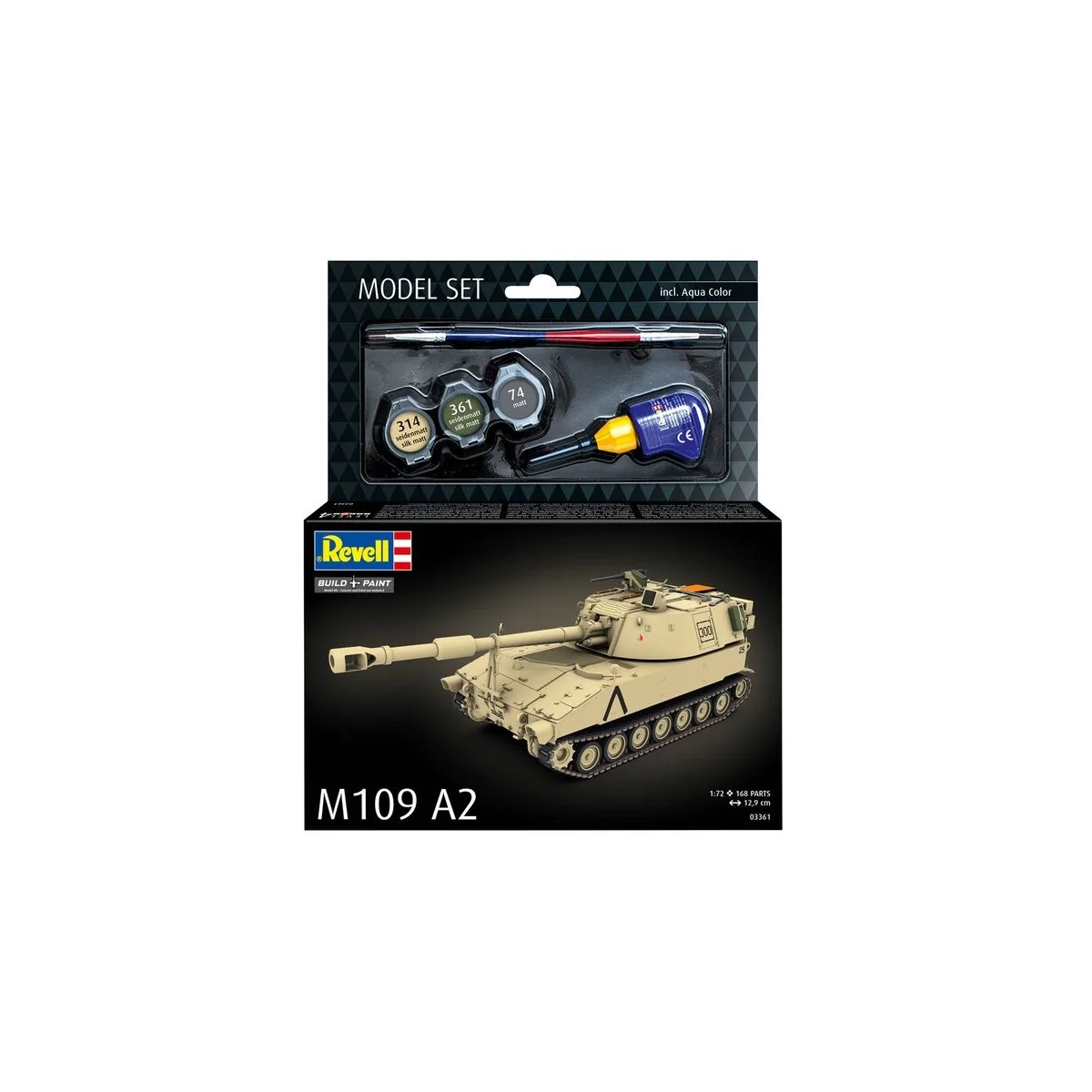 Model Set M109 A2, 1/72 - Revell 63361 Model Set M109 A2, 1/72 - Revell 63361