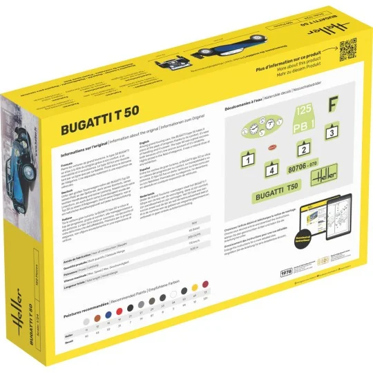 Bugatti T 50, 1/24 - Heller 80706