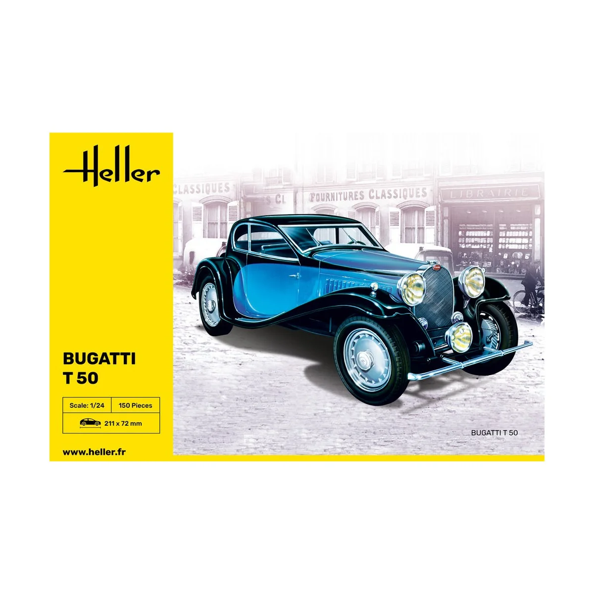 Bugatti T 50, 1/24 - Heller 80706