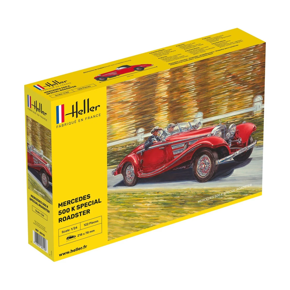 500 K Special Roadster, 1/24 - Heller 80710 500 K Special Roadster, 1/24 - Heller 80710