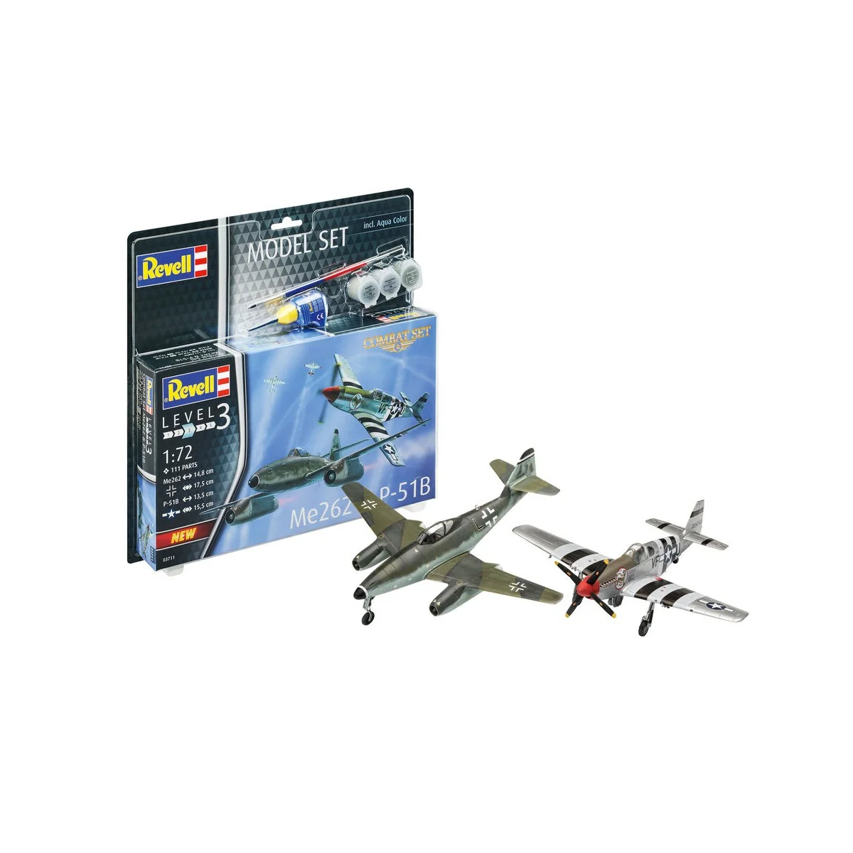 Model Set Combat Set Me262 & P-5 - Revell 63711