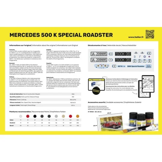 500 K Special Roadster - Heller 80710