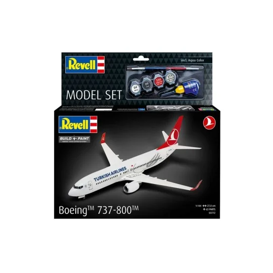 Model Set Boeing 737-800 Turkish Airlines - Revell 63772