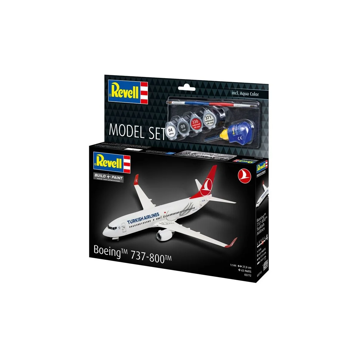 Model Set Boeing 737-800 Turkish Airlines - Revell 63772