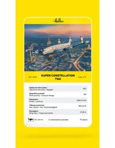 Super Constellation TWA, 1/72 - Heller 82391