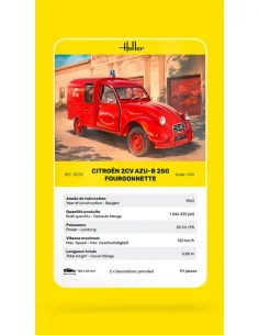 Citroen 2CV AZU-B 250 Fourgonnette, 1/24 - Heller 82701 2