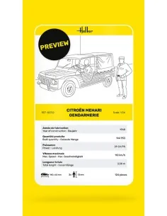 Citroen Mehari Gendarmerie, 1/24 - Heller 82702 2