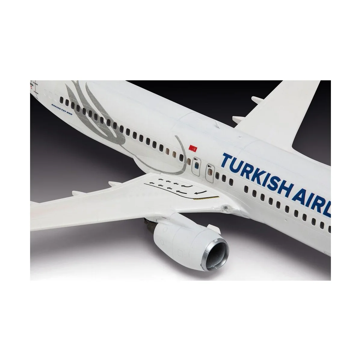 Model Set Boeing 737-800 Turkish Airlines, 1/144 - Revell 63772
