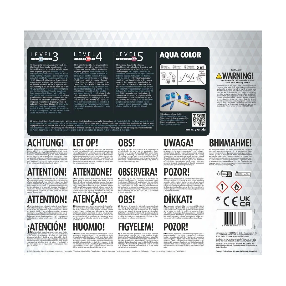 Model Set Messerschmitt P.1099A - P-Series, 1/72 - Revell 63774