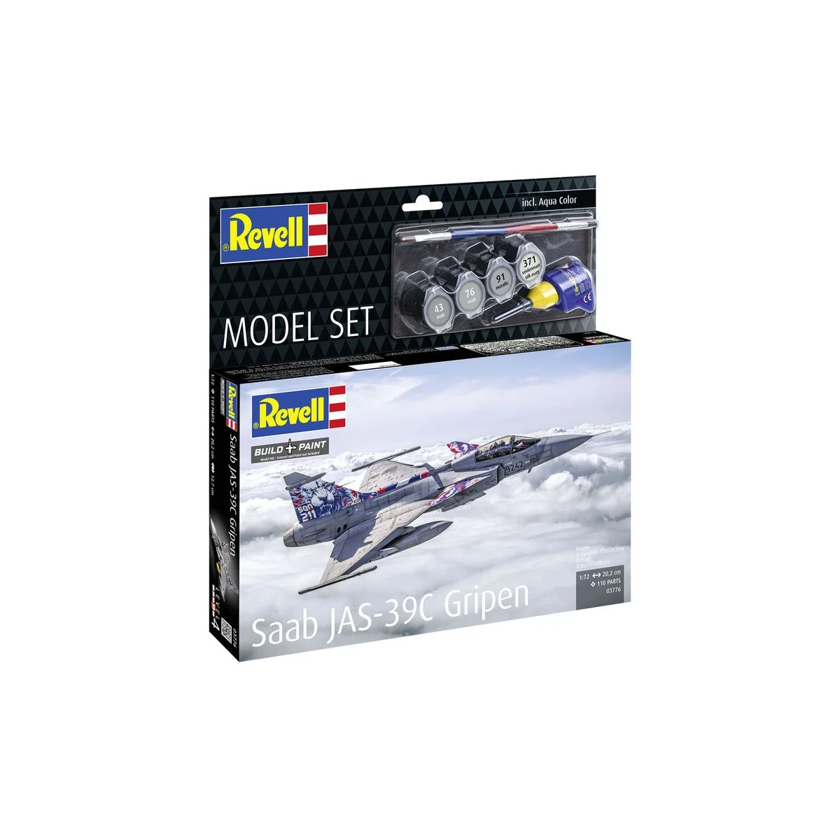 Model Set Saab JAS-39C Gripen, 1/72 - Revell 63776