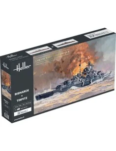 Twin Set Bismarck + Tirpitz, 1/400 - Heller 85078