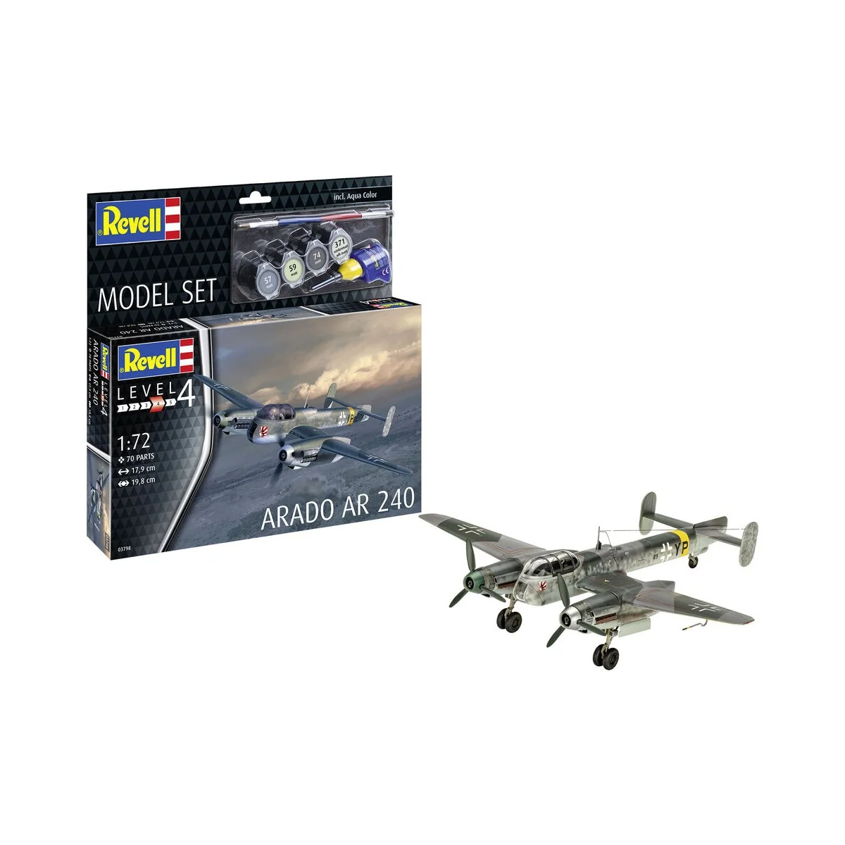 Model Set Arado AR-240, 1/72 - Revell 63798