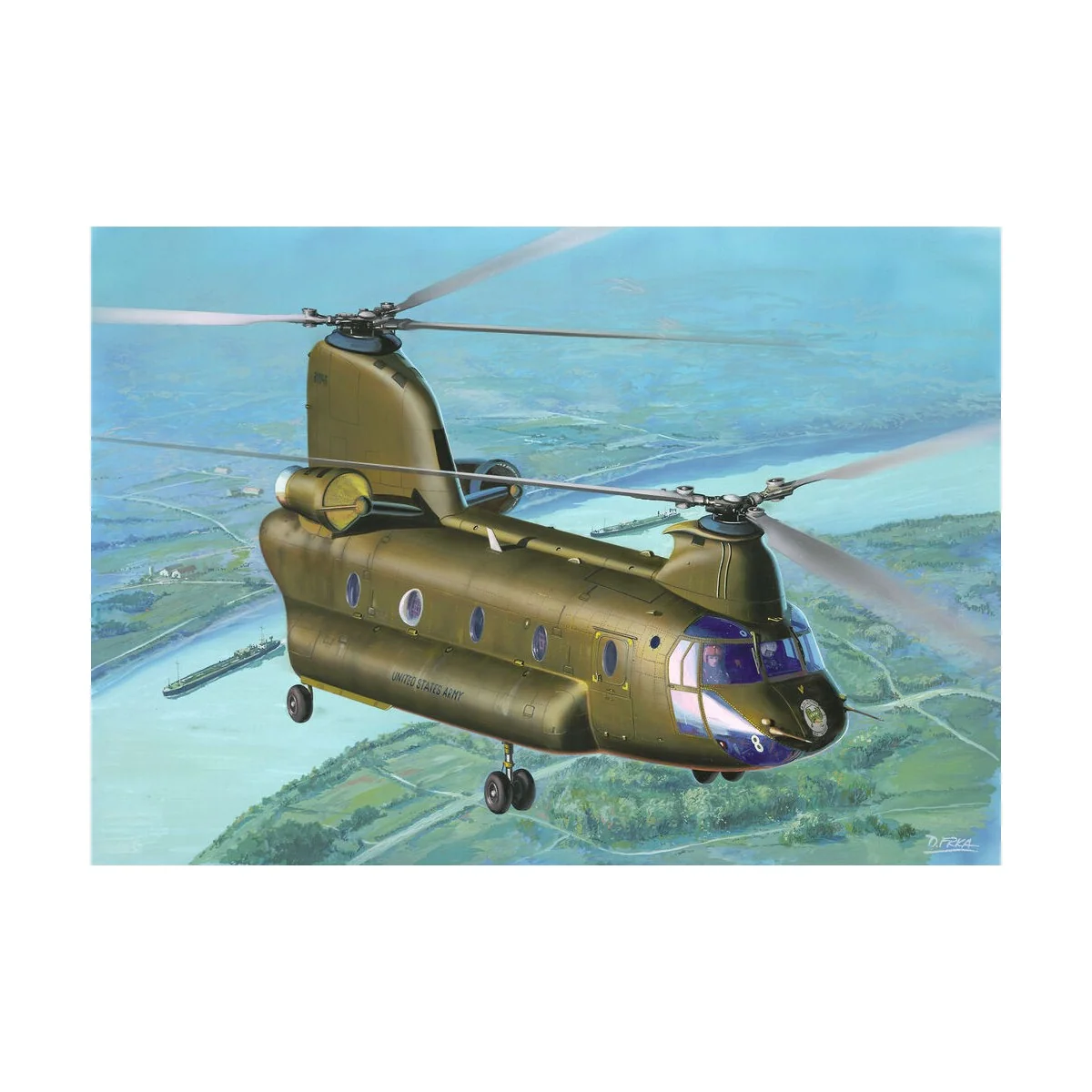 Model Set CH-47D Chinook, 1/144 - Revell 63825 Model Set CH-47D Chinook, 1/144 - Revell 63825
