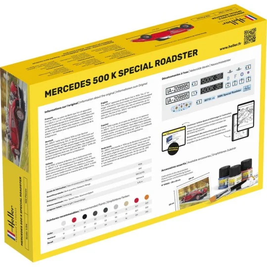 500 K Special Roadster, 1/24 - Heller 80710 500 K Special Roadster, 1/24 - Heller 80710