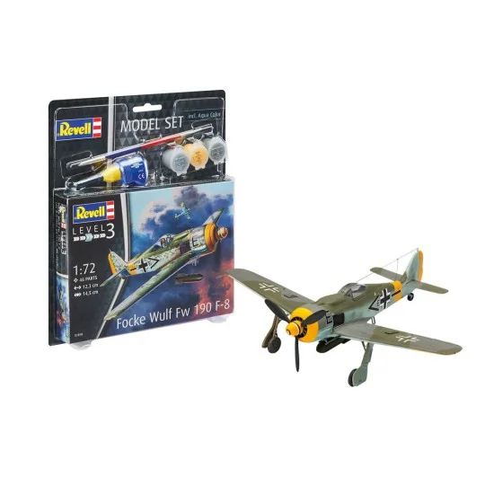 Model Set Focke Wulf Fw190 F-8, 1/72 - Revell 63898