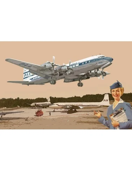 DC-7C Pan American World Airways, 1/144 - Roden 301