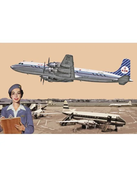 Douglas DC-7C Royal Dutch Airlines (KLM), 1/144 - Roden 302