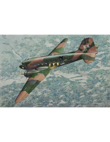 Douglas AC-47 D Spooky, 1/144 - Roden 310