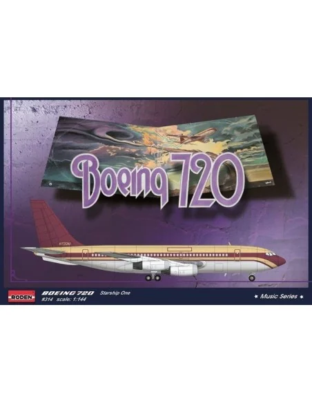 Boeing 720 Startship One"Music series", 1/144 - Roden 314