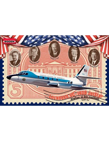 Lockheed VC-140B Jetstar, 1/144 - Roden 324