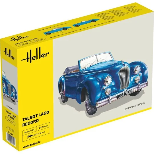 Talbot Lago Record, 1/24 - Heller 80711