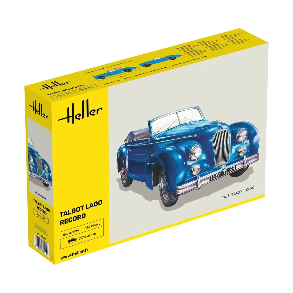 Talbot Lago Record, 1/24 - Heller 80711