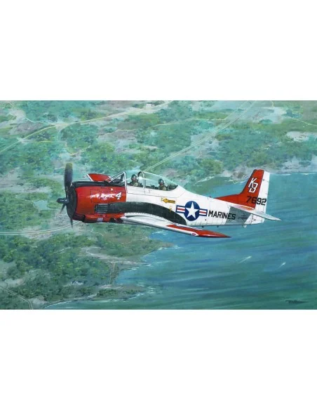 North American T-28B Trojan, 1/48 - Roden 441