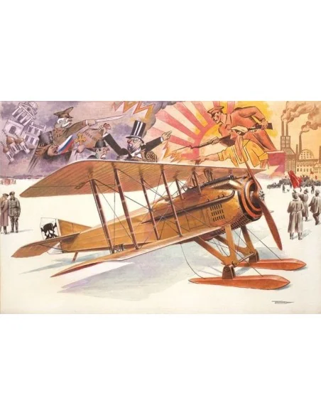 Spad VII c.1 with Russian skies, 1/32 - Roden 617