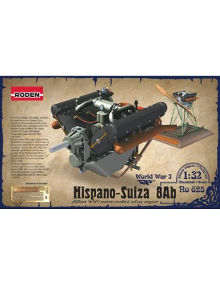 Hispano-Suiza 8Ab, 1/32 - Roden 625