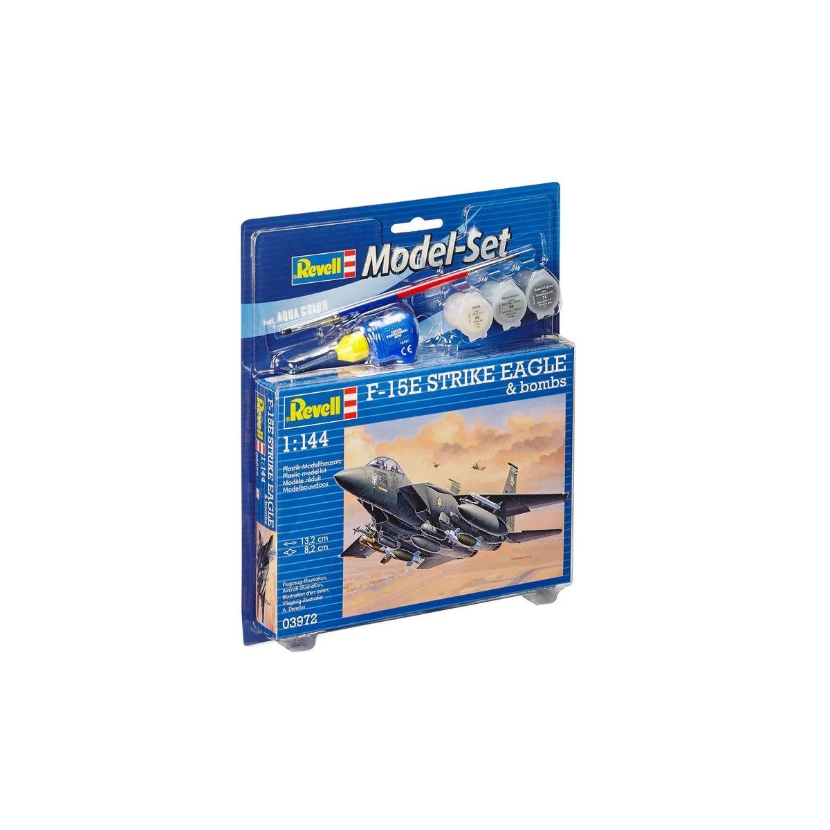 Model Set F-15E STRIKE EAGLE & b, 1/144 - Revell 63972