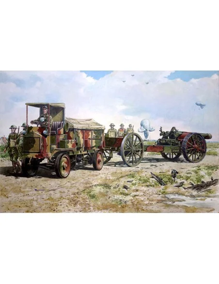 FWD Model B 3 ton&BL 8-inch howitzerMKVI, 1/72 - Roden 713