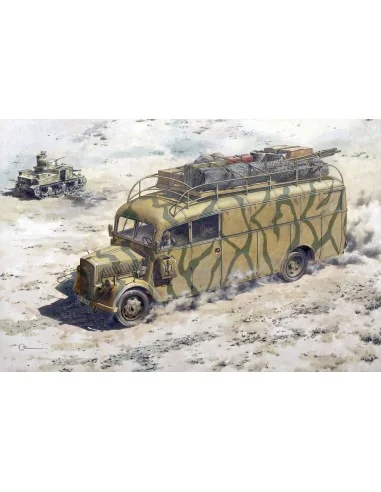 Opel 3.6-47 Blitz Omnibus Stabswagen, 1/72 - Roden 723