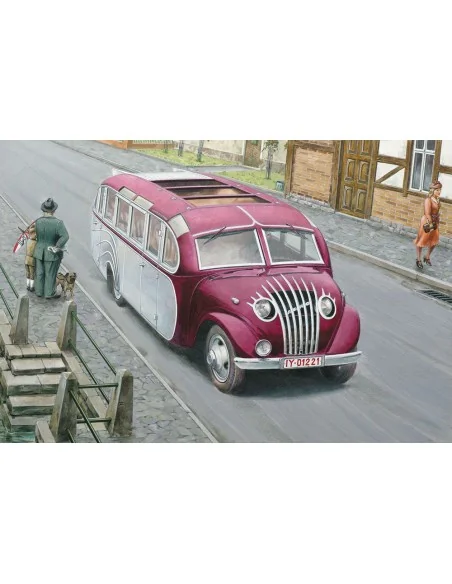 Opel Blitzbus "Straßenzepp Essen", 1/72 - Roden 725