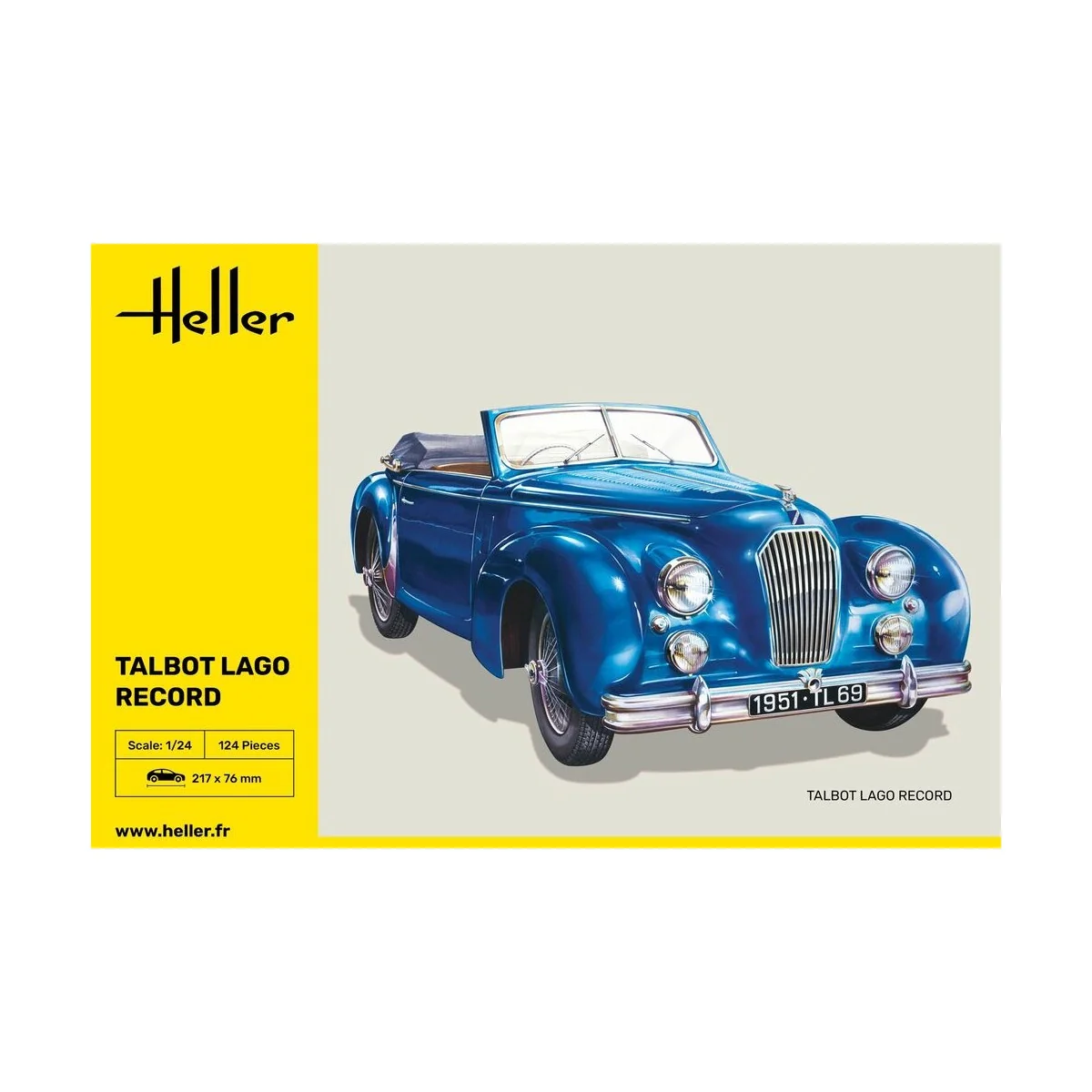 Talbot Lago Record, 1/24 - Heller 80711