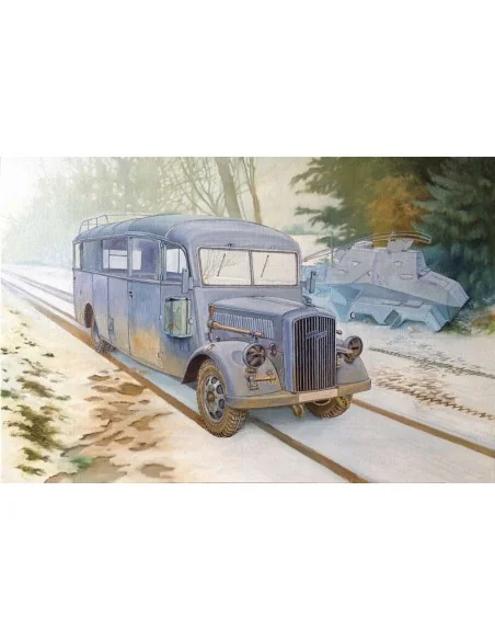 Opel Blitz 3.6-47 Omnibus W39 Ludewig, 1/35 - Roden 807