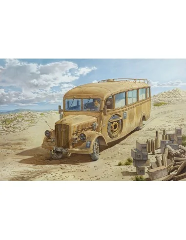 Opel Blitz 3.6-47 Omnibus model W39 Lude Ludewig built, late, 1/35 ...