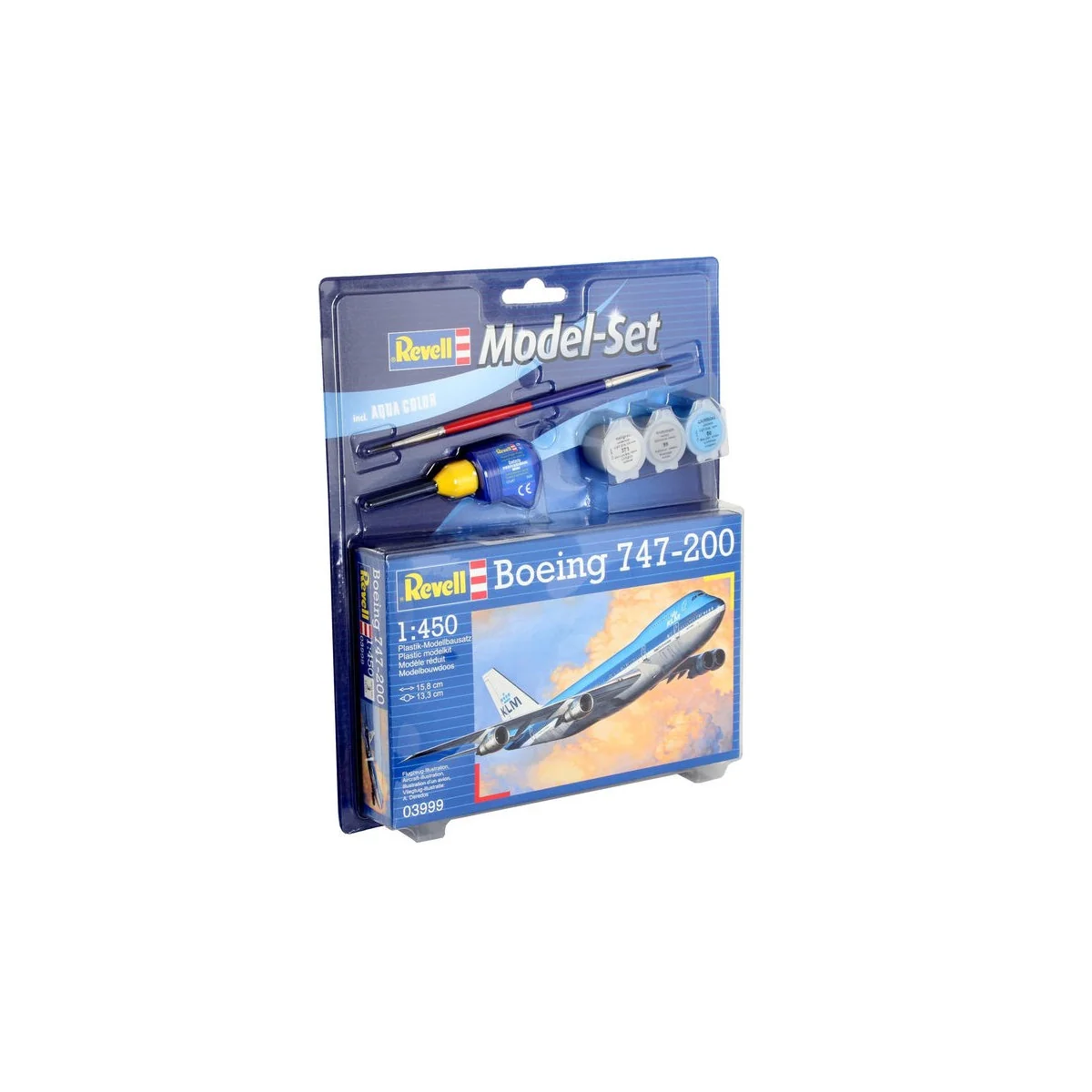 Model Set Boeing 747-200, 1/450 - Revell 63999