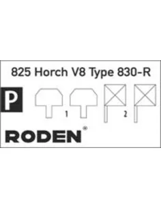 Horch V8 Type 830R, 1/35 - Roden 825