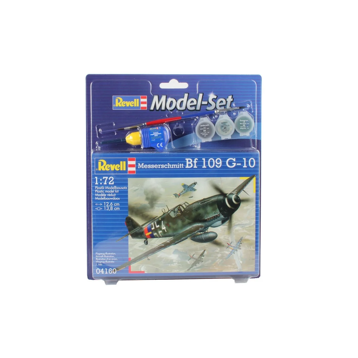 Model Set Messerschmitt Bf-109, 1/72 - Revell 64160
