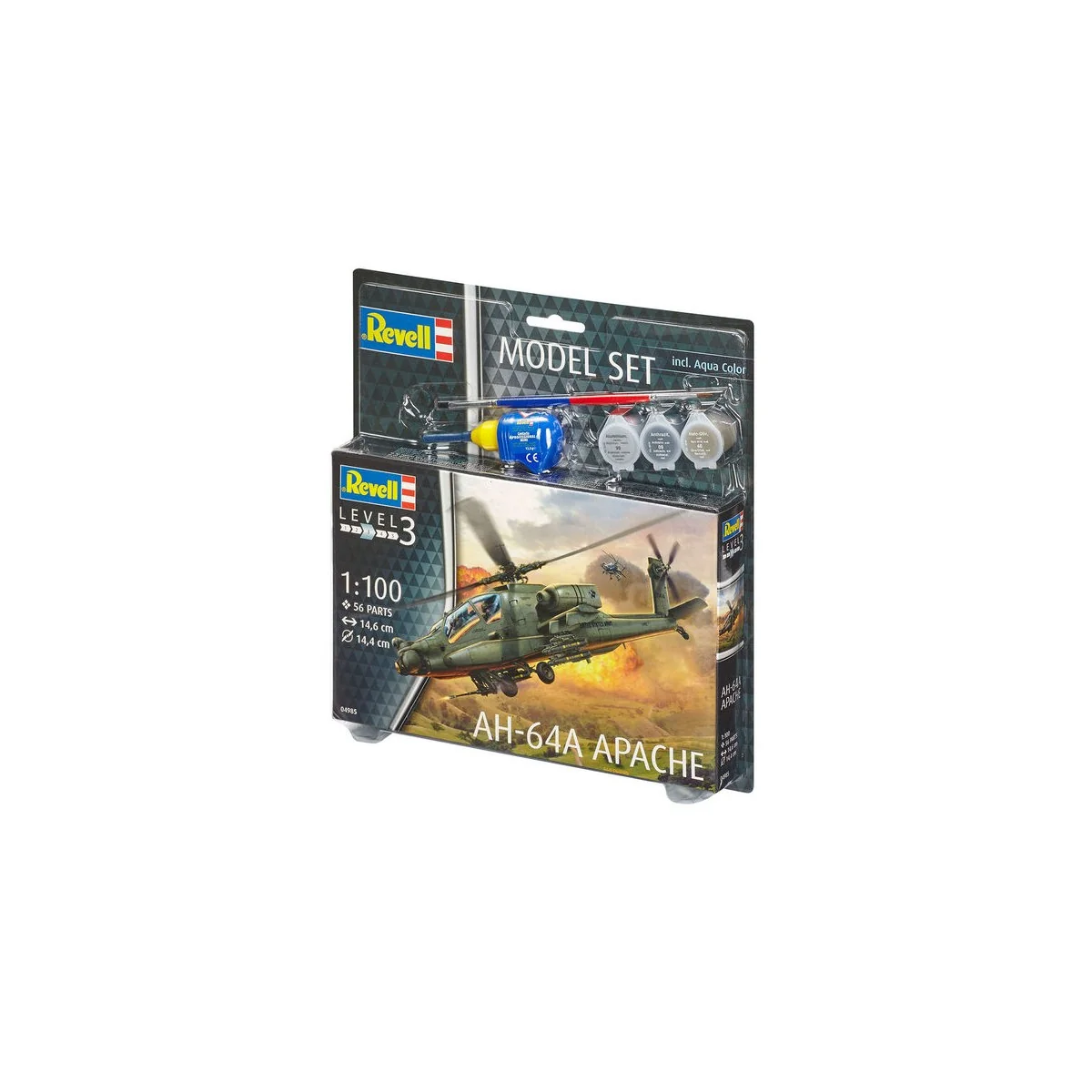 Model Set AH-64A Apache, 1/100 - Revell 64985