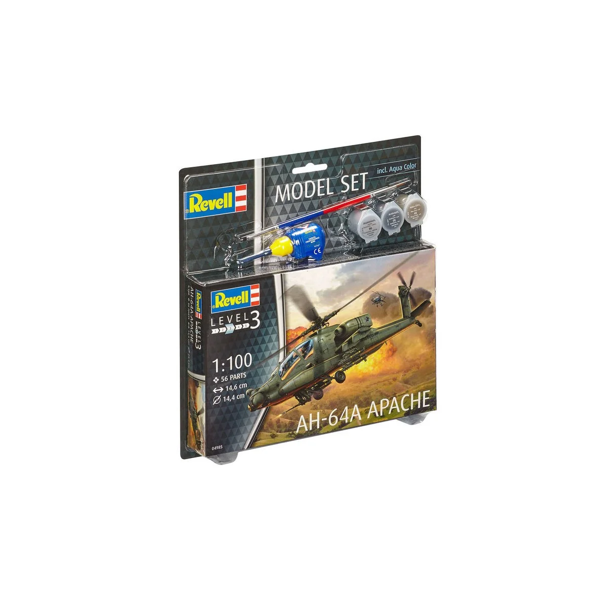 Model Set AH-64A Apache, 1/100 - Revell 64985