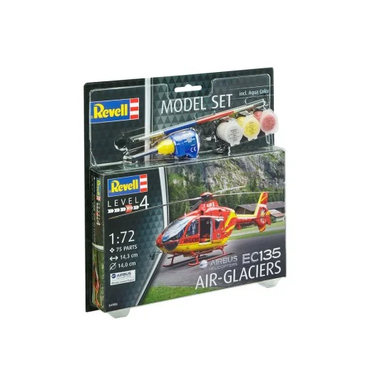 Model Set EC135 AIR-GLACIERS, 1/72 - Revell 64986