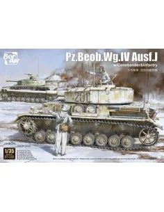 Pz.Beob.Wg.IV Ausf.J w/Commander&Infantry, 1/35 - Border Model BT-006
