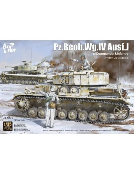 Pz.Beob.Wg.IV Ausf.J w/Commander&Infantry, 1/35 - Border Model BT-006